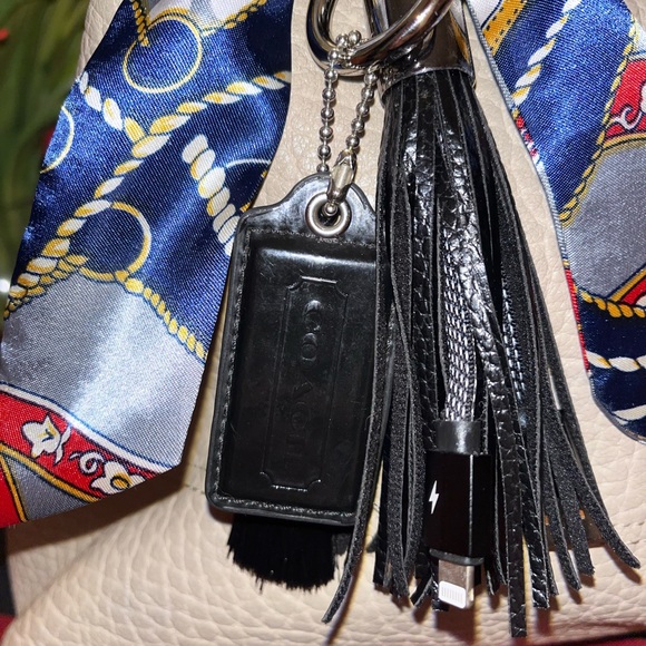 Coach Tag, Twilly & Tassel w/Charger Purse Charm - Picture 3 of 9